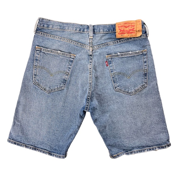 Levi’s 501 ORIGINAL HEMMED 9" MEN'S SHORTS Size 33 - Picture 4 of 15